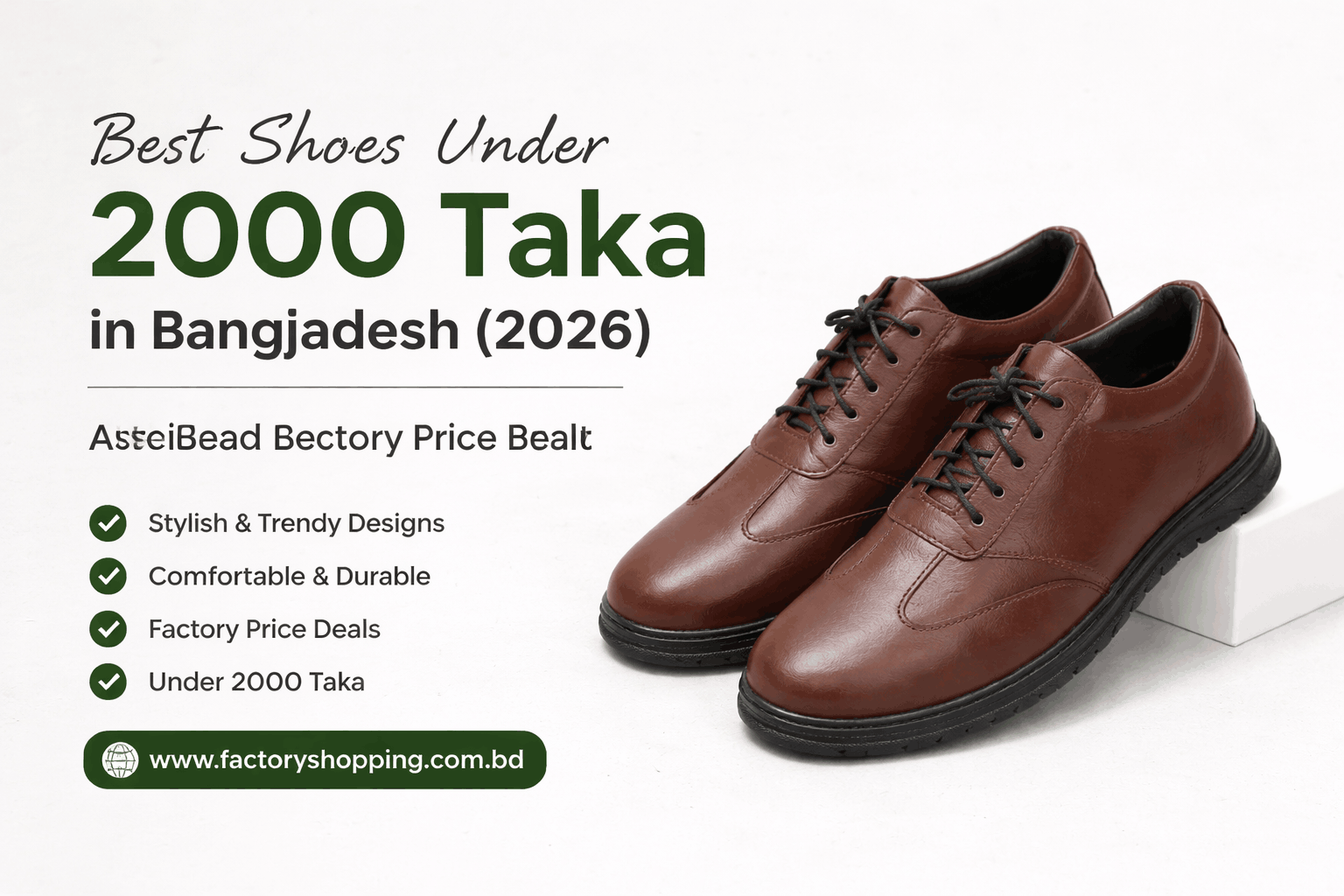 best shoes in Bangladesh under 2000 taka 2026